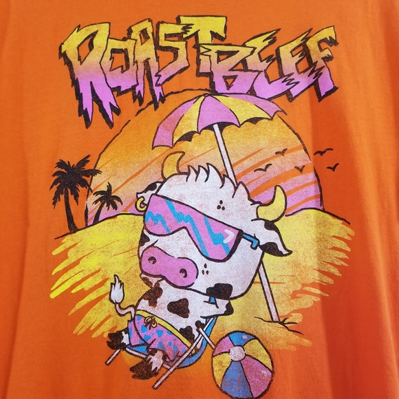 Stanger Things Dustin Roast Beef 80's Style Pop T - Picture 2 of 5